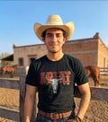 Playera Letra Western
