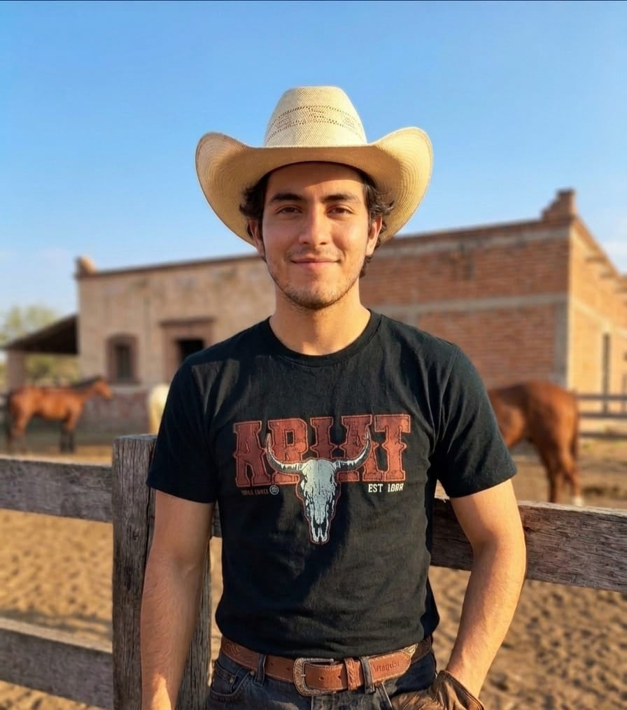 Playera Letra Western