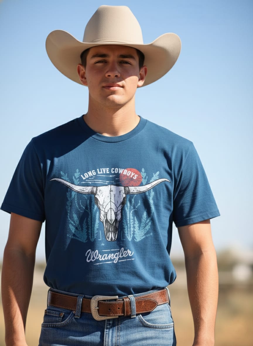 Playera Vaquera Cráneo W