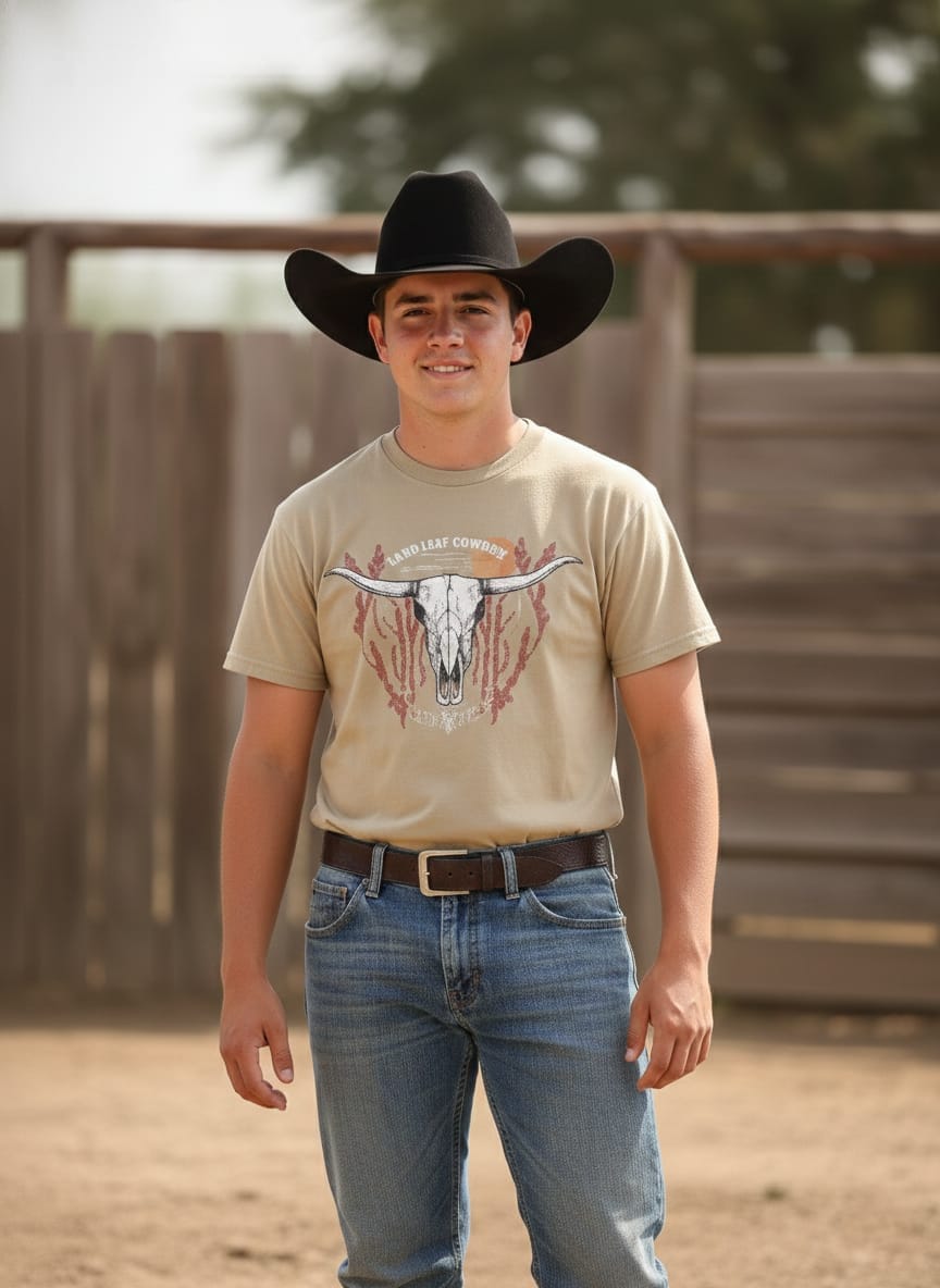 Playera Vaquera Cráneo W