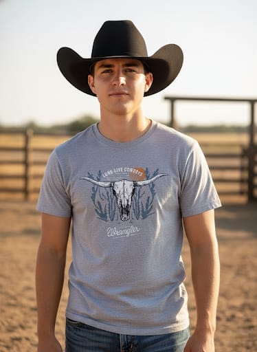 Playera Vaquera Cráneo W