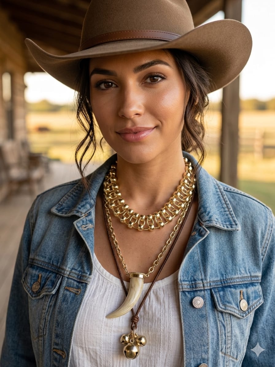 Collar vaquero chunky