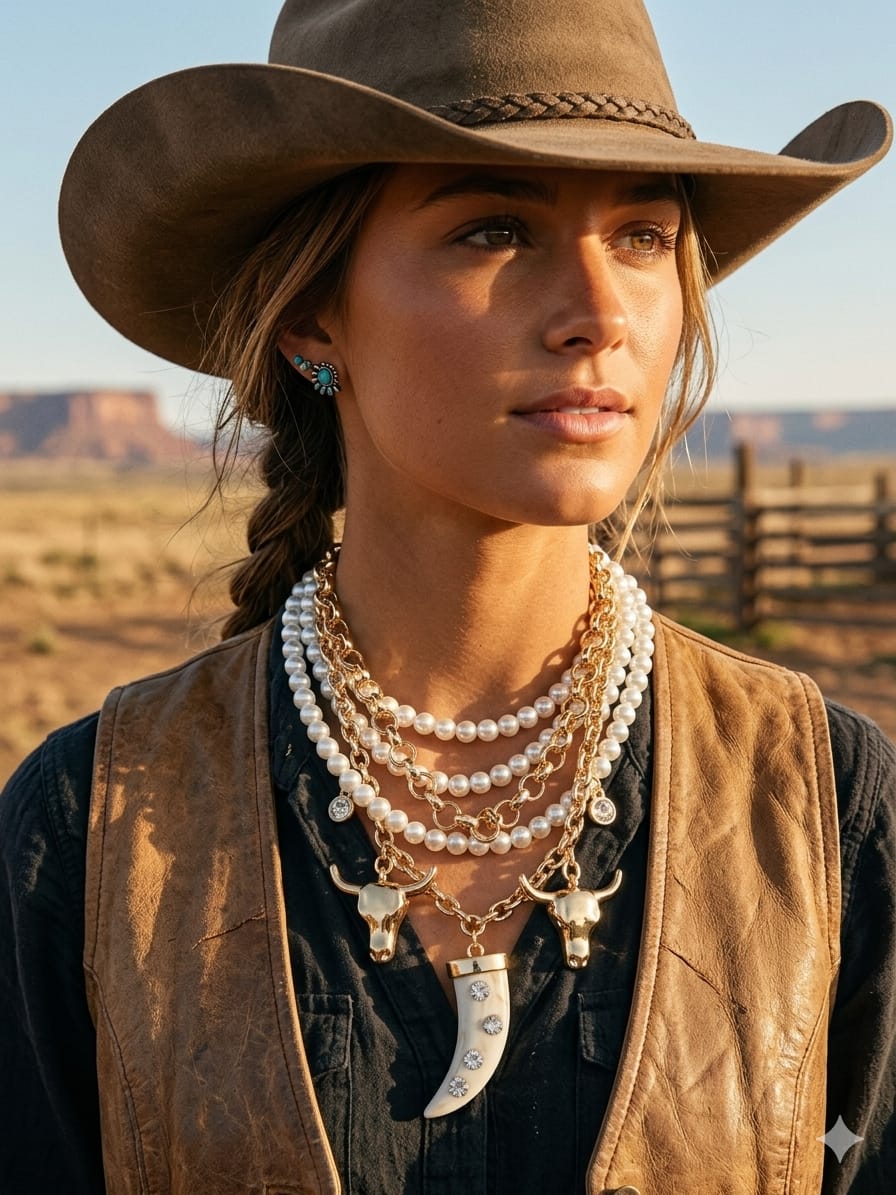 Collar vaquero chunky