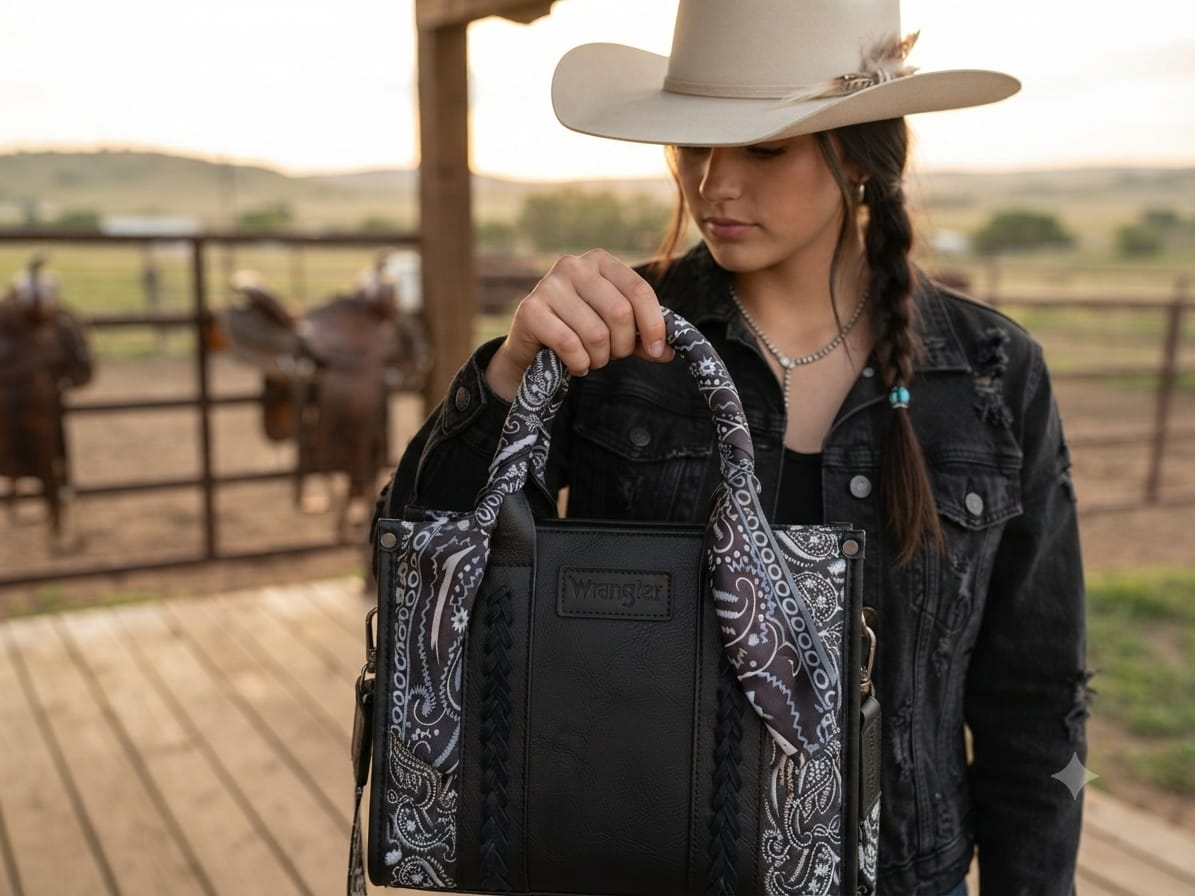 Bolso Wrangler tote bordado