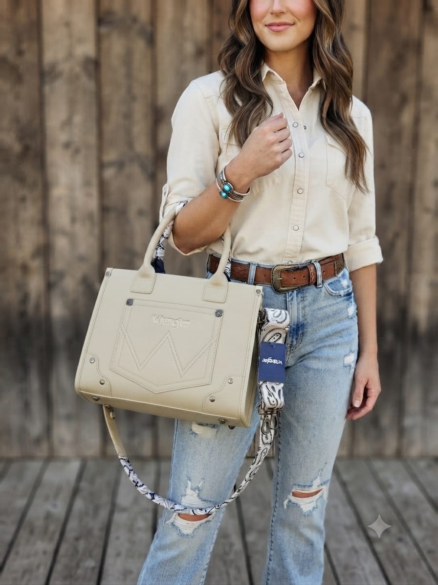 Bolso Wrangler tote bordado