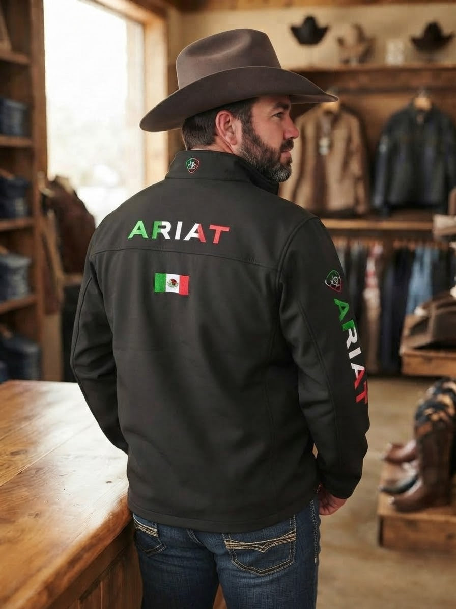 Ariat Men's Embroidered White Jacket
