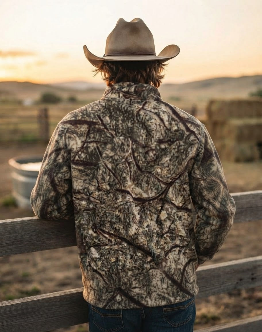 Sudadera Camuflaje con Borrega para Hombre