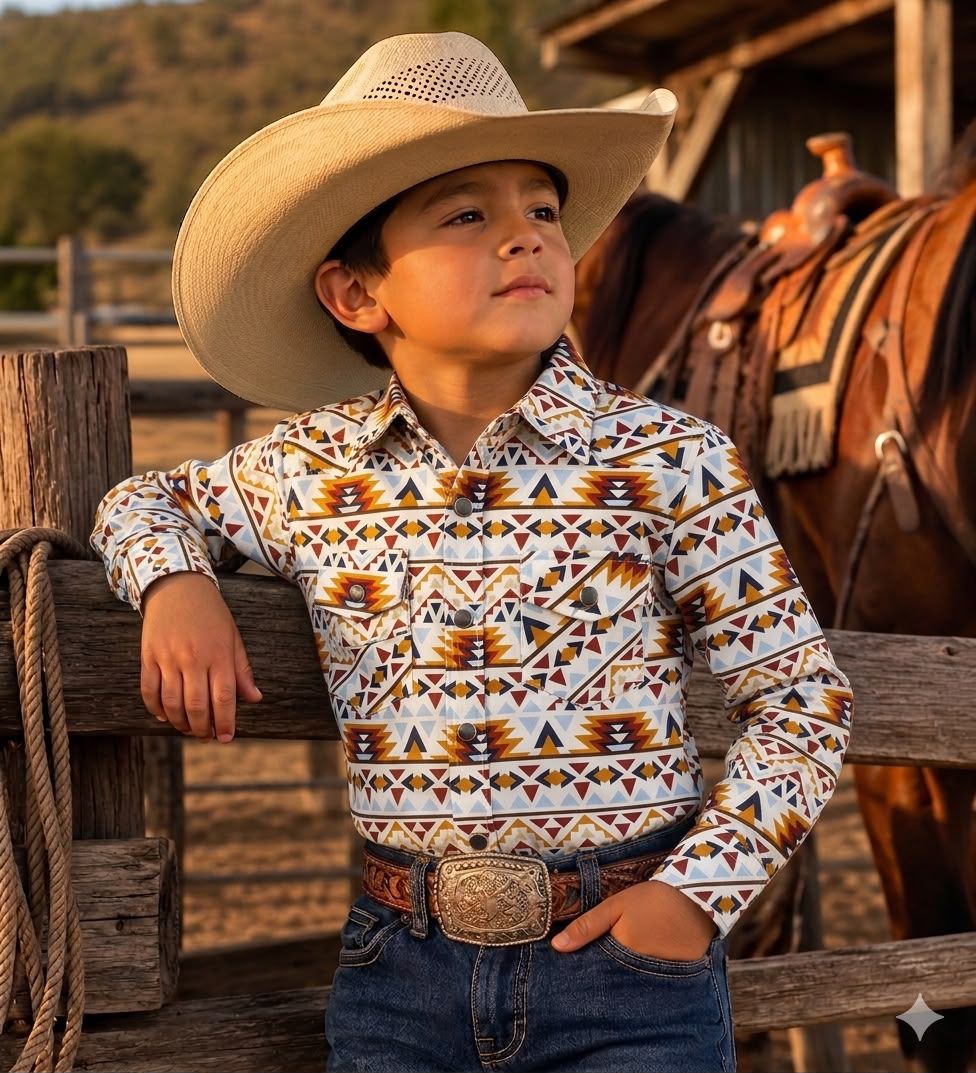 Paquete camisa vaquera niño