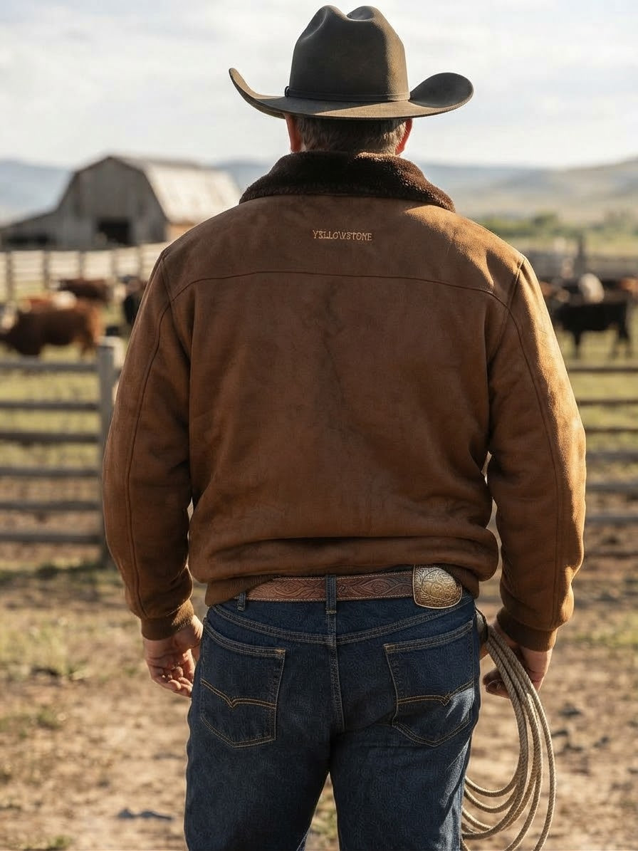 Chamarra Vaquera de Caballero Tallas Extra 2XL–4XL